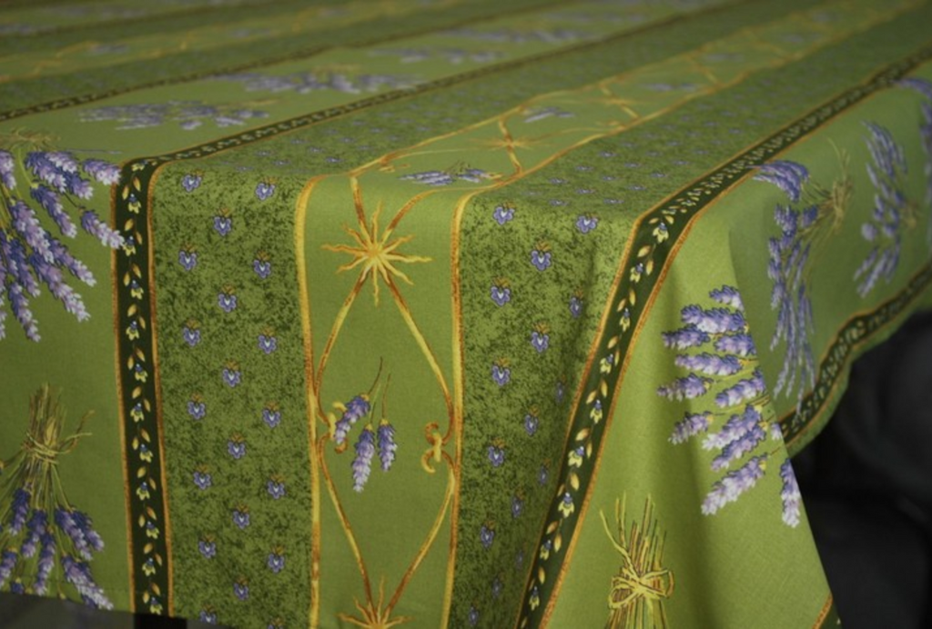 Le Cluny - Tablecloth Lavender Green - Belle De Provence